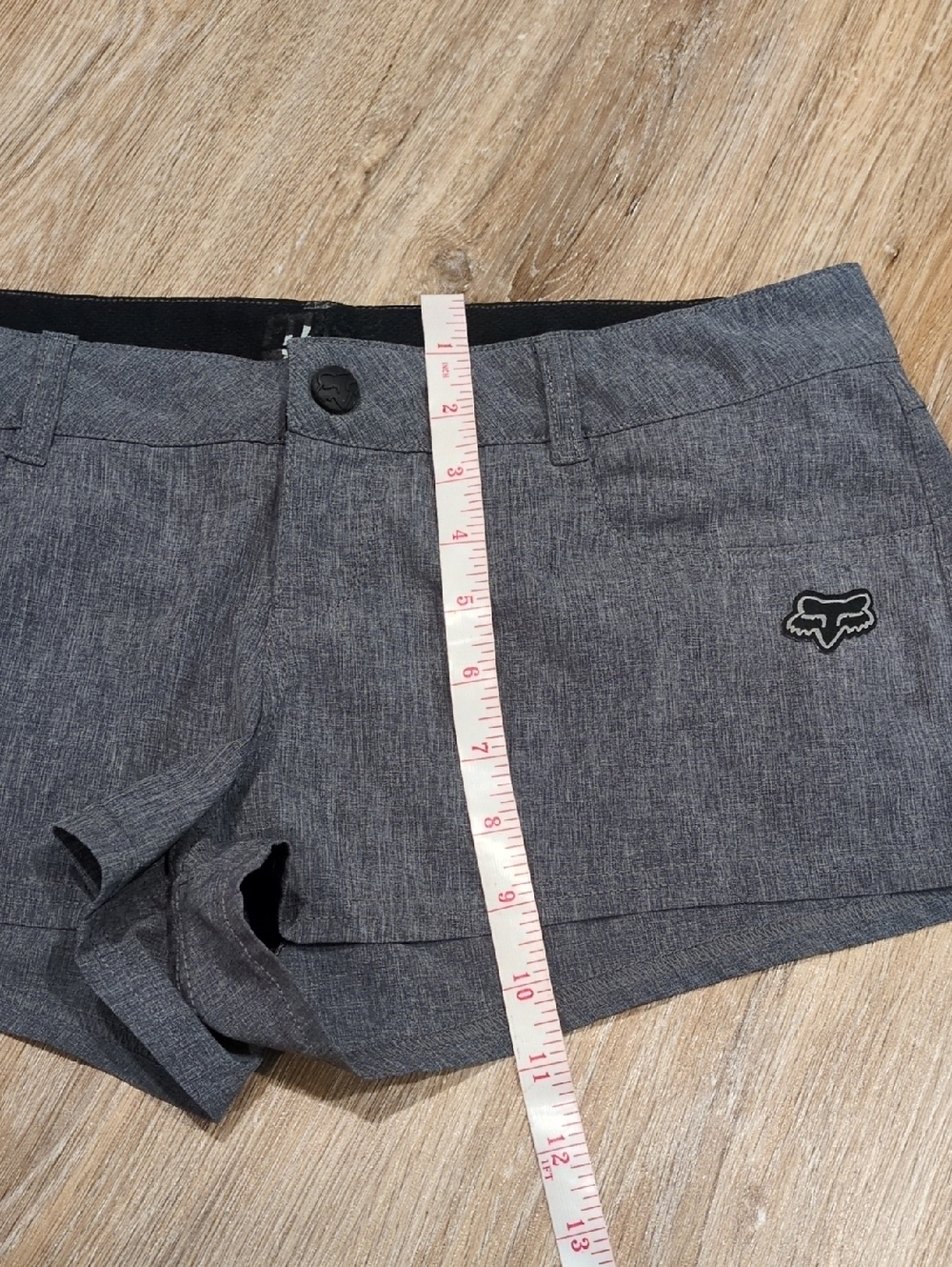 😎🔥❤️ Fox Women's Dark Gray Bike Shorts with Logo size 6 😎🔥❤️ - Picture 6 of 9